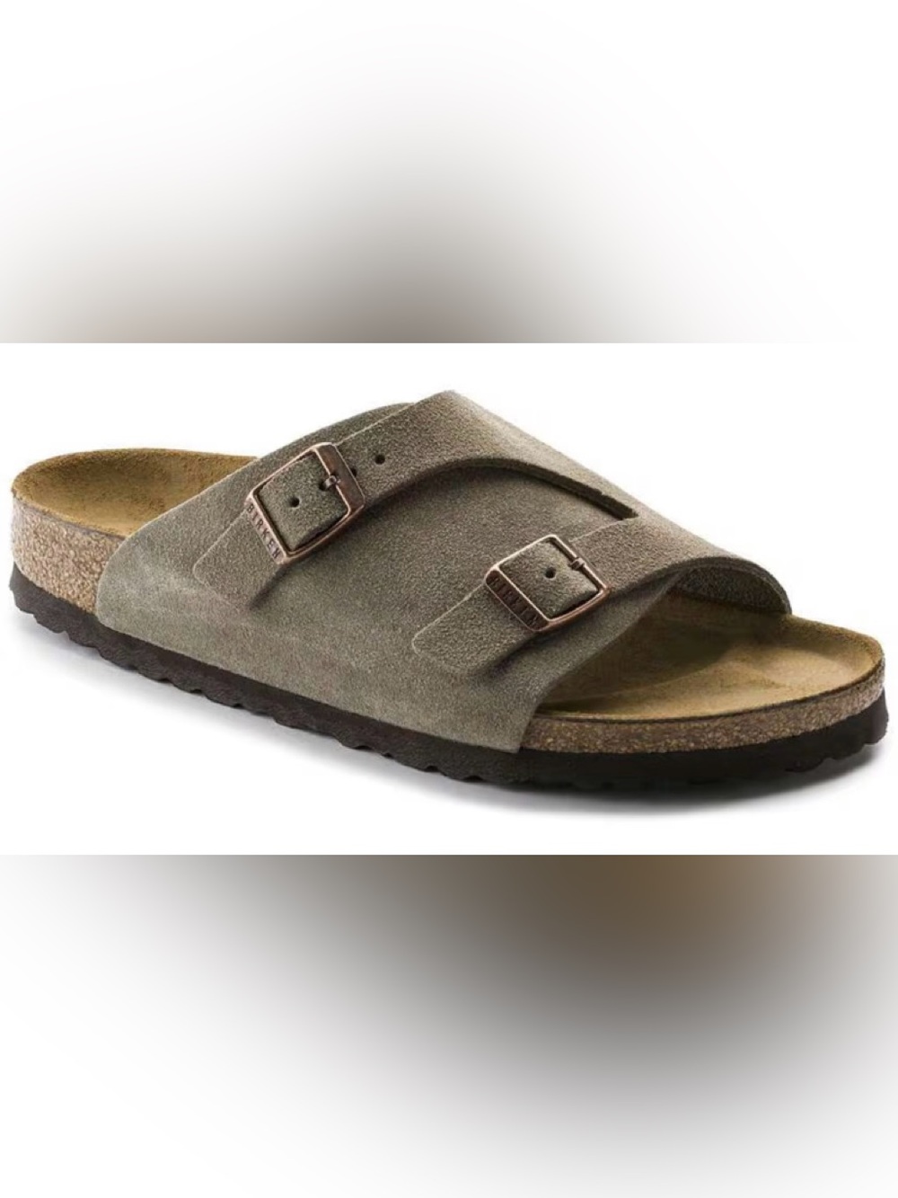 NWOT Birkenstock Zürich Suede Leather Sandals 37 (6-6.5)